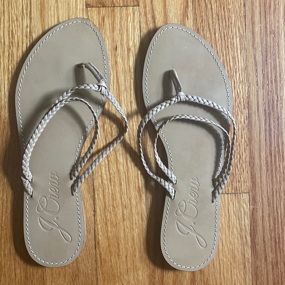 Jcrew braided sandals